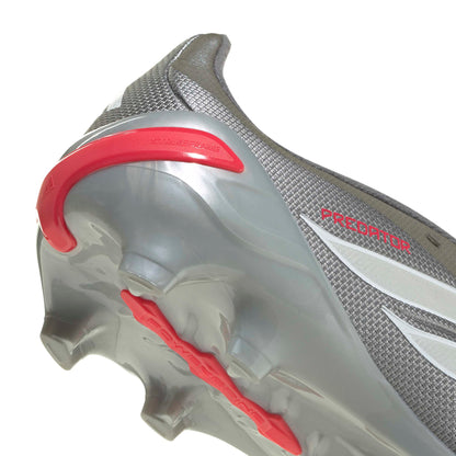 adidas Predator League Fold-Over Tongue J FG - Iron Metallic / Zero Metalic / Lucid Red