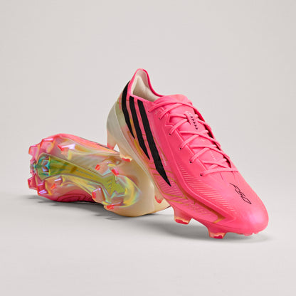 adidas F50 HYPERFAST ELITE FG - Solar Turbo / Core Black / Gold Metallic