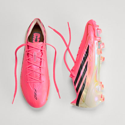 adidas F50 HYPERFAST ELITE FG - Solar Turbo / Core Black / Gold Metallic