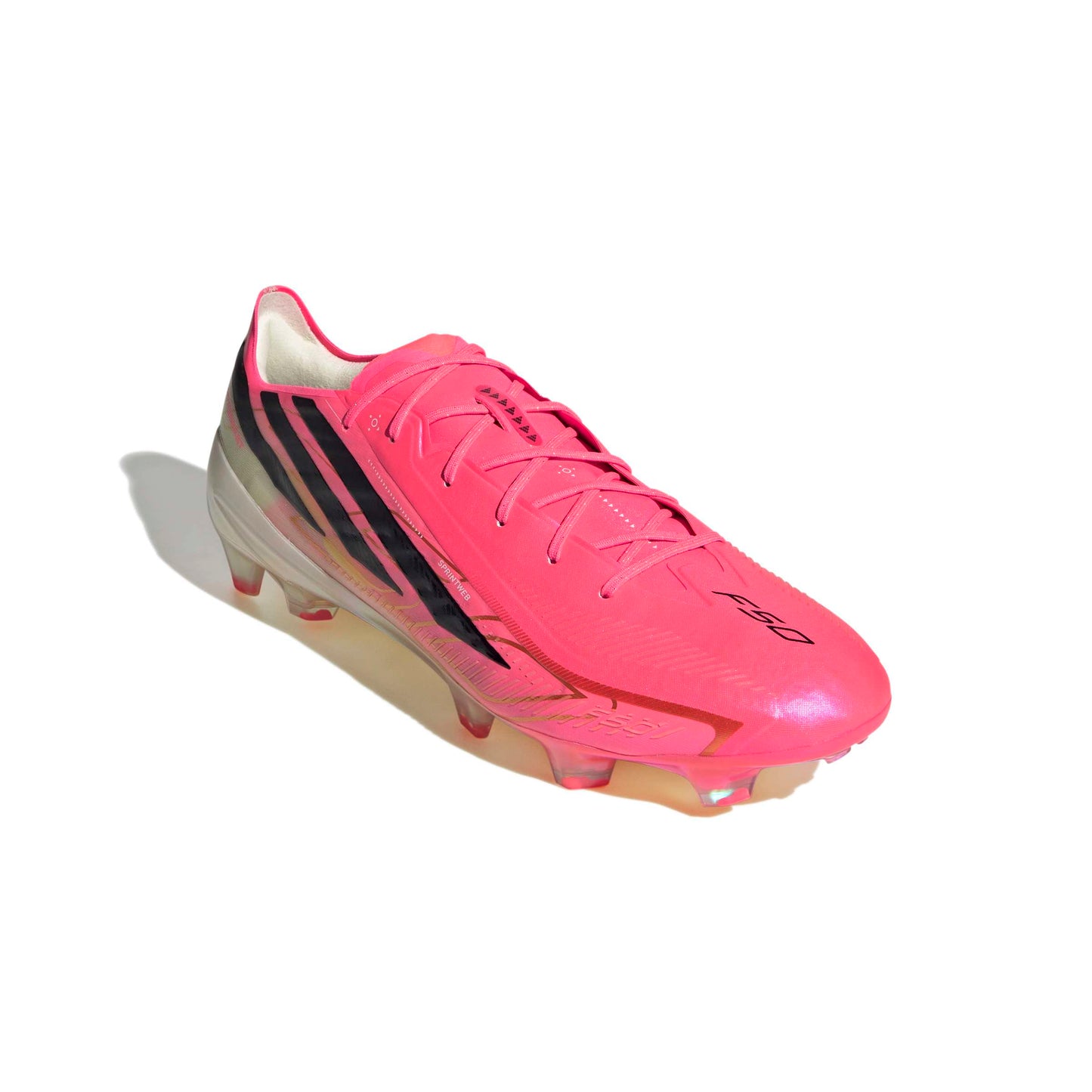 adidas F50 HYPERFAST ELITE FG - Solar Turbo / Core Black / Gold Metallic