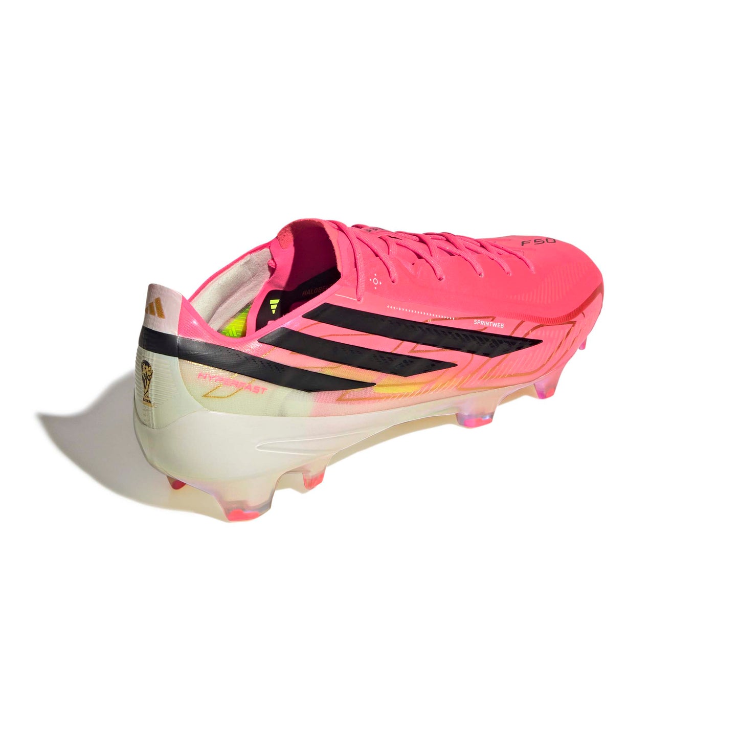 adidas F50 HYPERFAST ELITE FG - Solar Turbo / Core Black / Gold Metallic