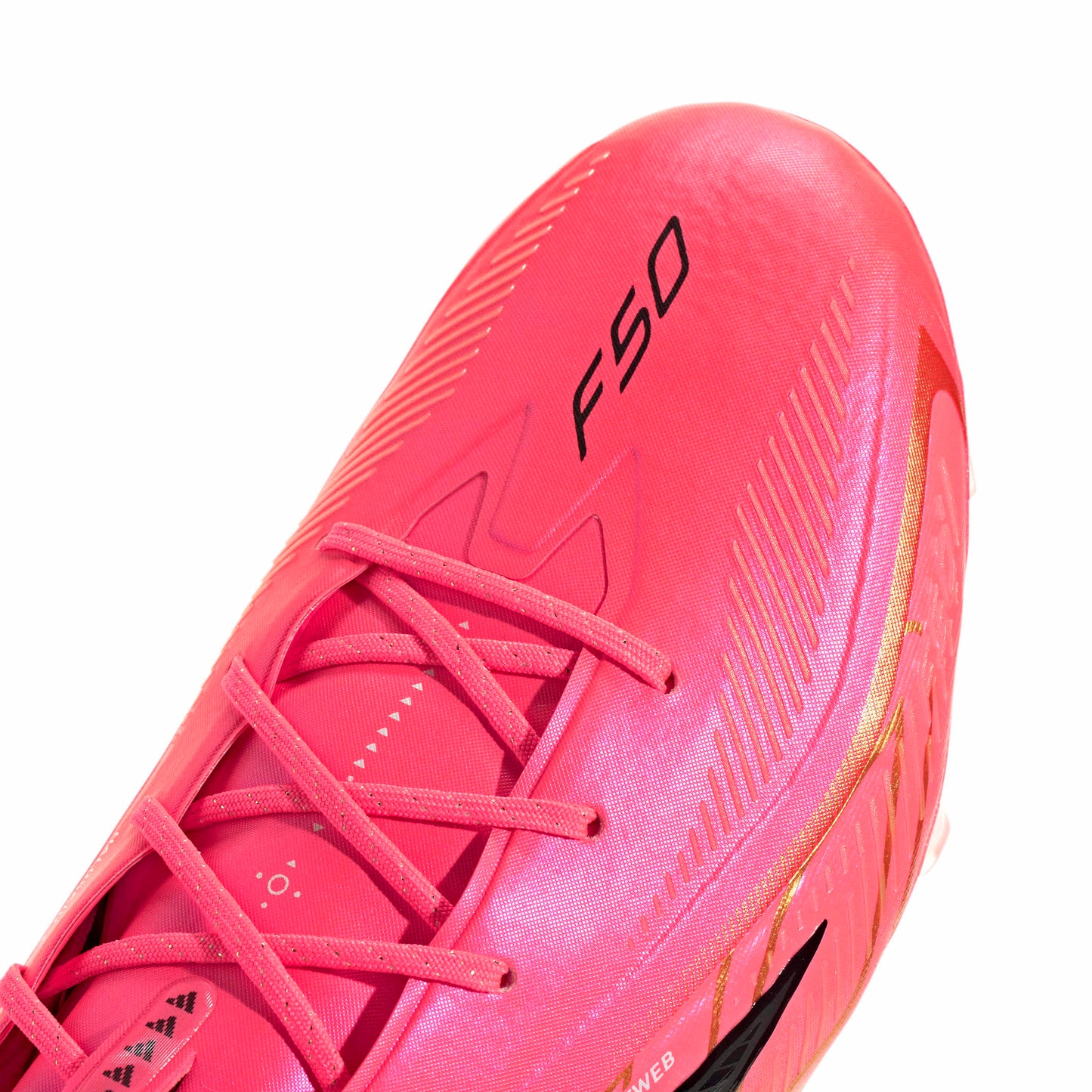 adidas F50 HYPERFAST ELITE FG - Solar Turbo / Core Black / Gold Metallic