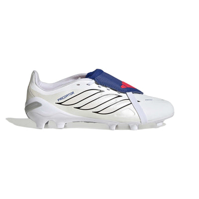 adidas Predator League Fold-Over Tongue J FG — Cloud White/Royal Blue