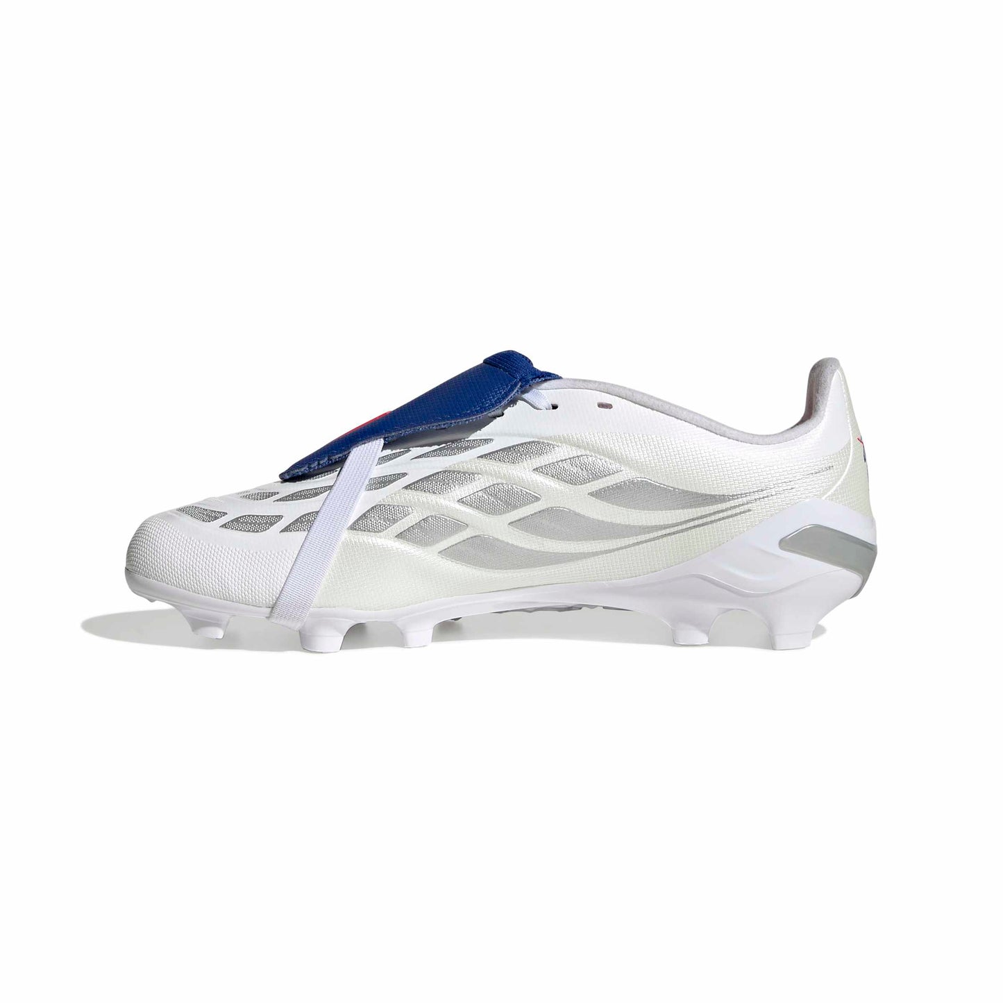 adidas Predator League Fold-Over Tongue J FG - Cloud White / Zero Metalic / Royal Blue