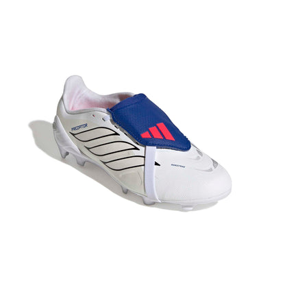 adidas Predator League Fold-Over Tongue J FG - Cloud White / Zero Metalic / Royal Blue