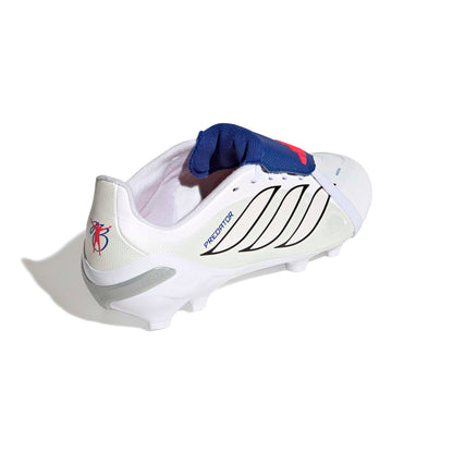 adidas Predator League Fold-Over Tongue J FG - Cloud White / Zero Metalic / Royal Blue