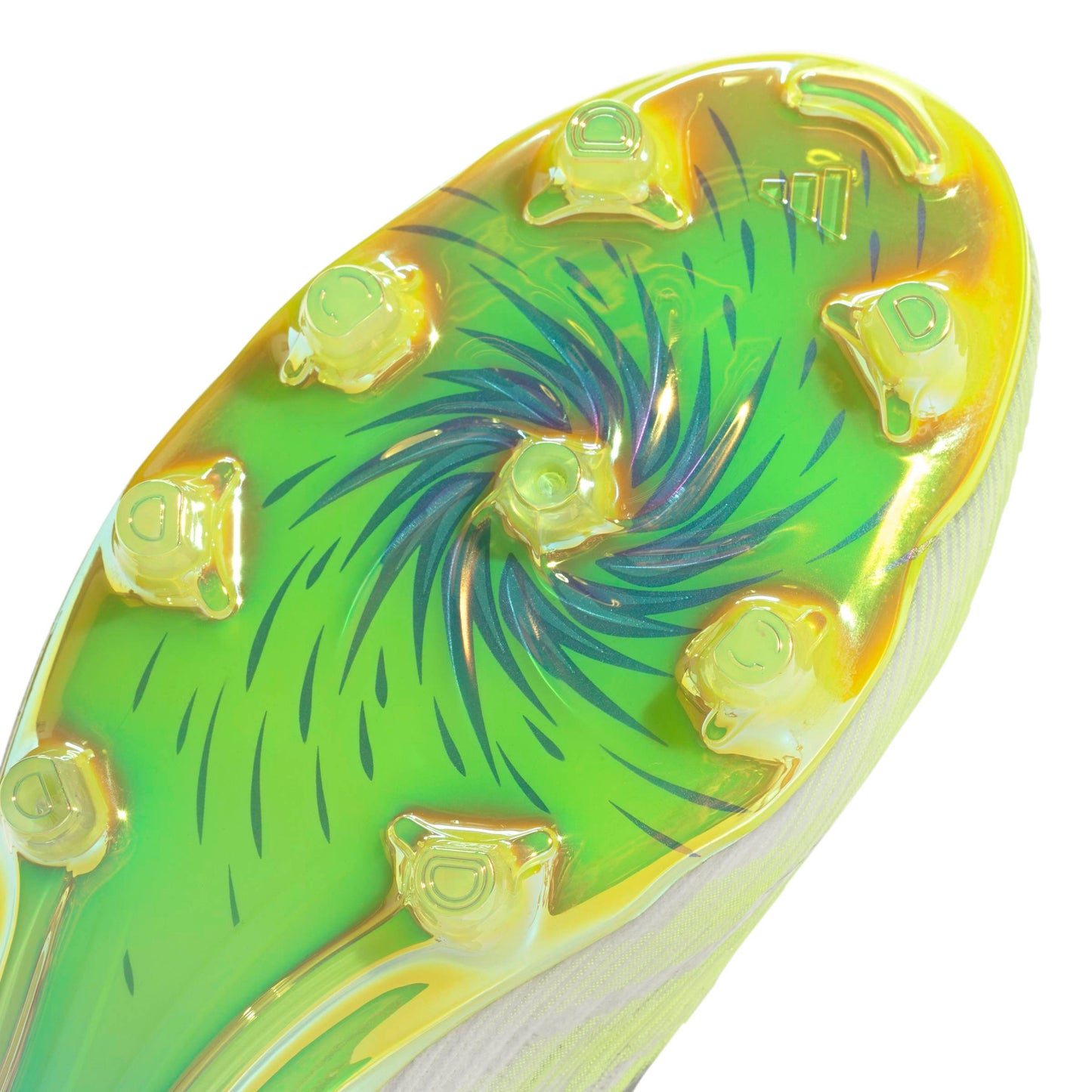 adidas F50 Sparkfusion Elite Mid Cut Firm Ground / Artificial Ground - Cloud White / Iron Metallic / Hi-Res Yellow