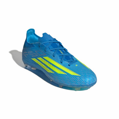 adidas F50 Elite Kids boots FG - Lucid Ray Blue / Team Solar Yellow 2 / Lucid Aquamarine
