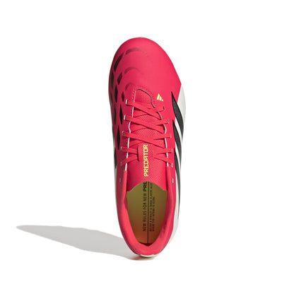 adidas Predator Club FG/MG Boots Kids - Lucid Red / Core Black / Cloud White