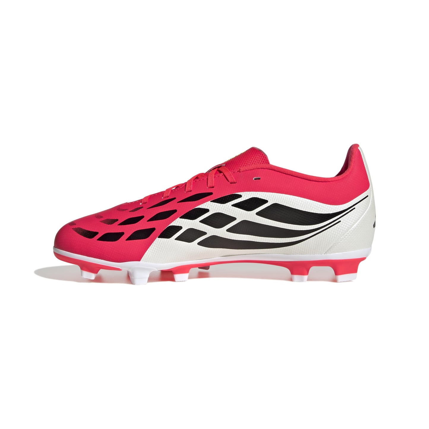 adidas Predator Club FG/MG Boots Kids - Lucid Red / Core Black / Cloud White