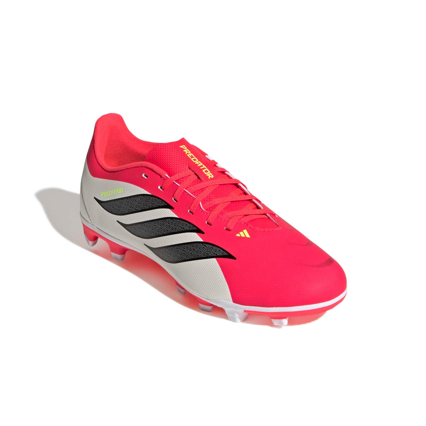 adidas Predator Club FG/MG Boots Kids - Lucid Red / Core Black / Cloud White
