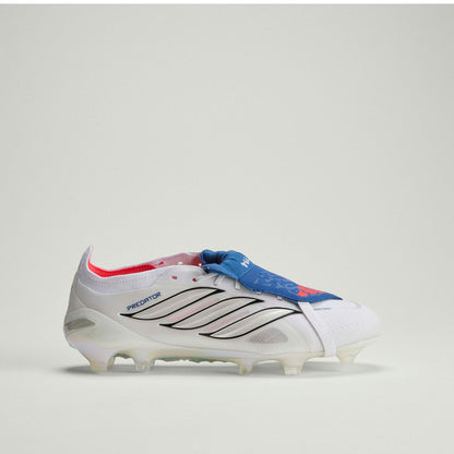 adidas Predator Elite Fold-Over Tongue FG - Cloud White / Zero Metalic / Royal Blue