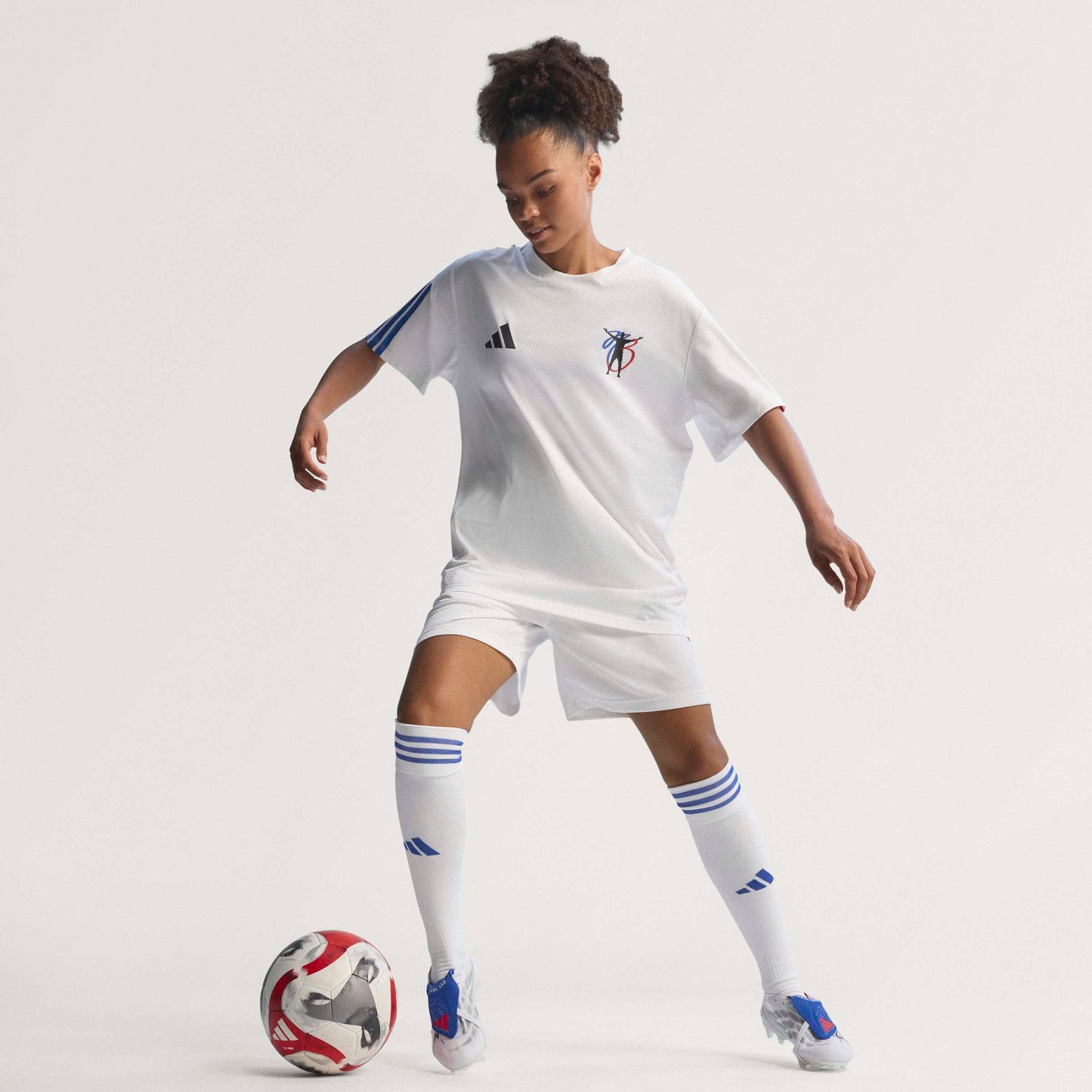 adidas Predator Elite Fold-Over Tongue FG - Cloud White / Zero Metalic / Royal Blue