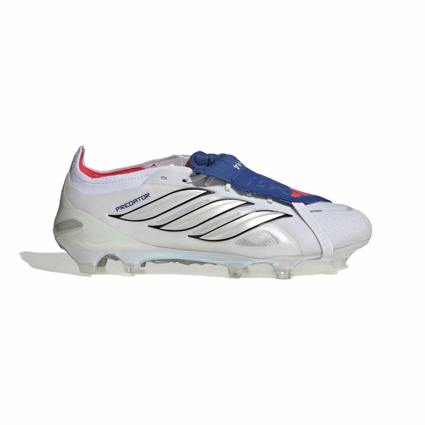 adidas Predator Elite Fold-Over Tongue FG - Cloud White / Zero Metalic / Royal Blue
