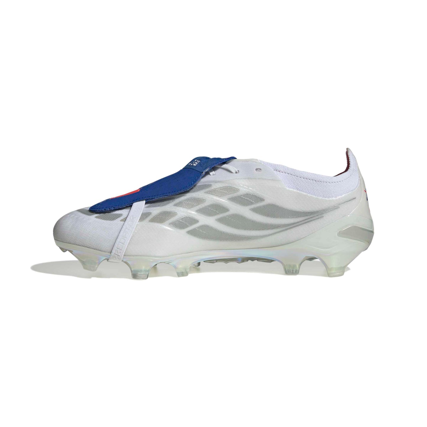 adidas Predator Elite Fold-Over Tongue FG - Cloud White / Zero Metalic / Royal Blue