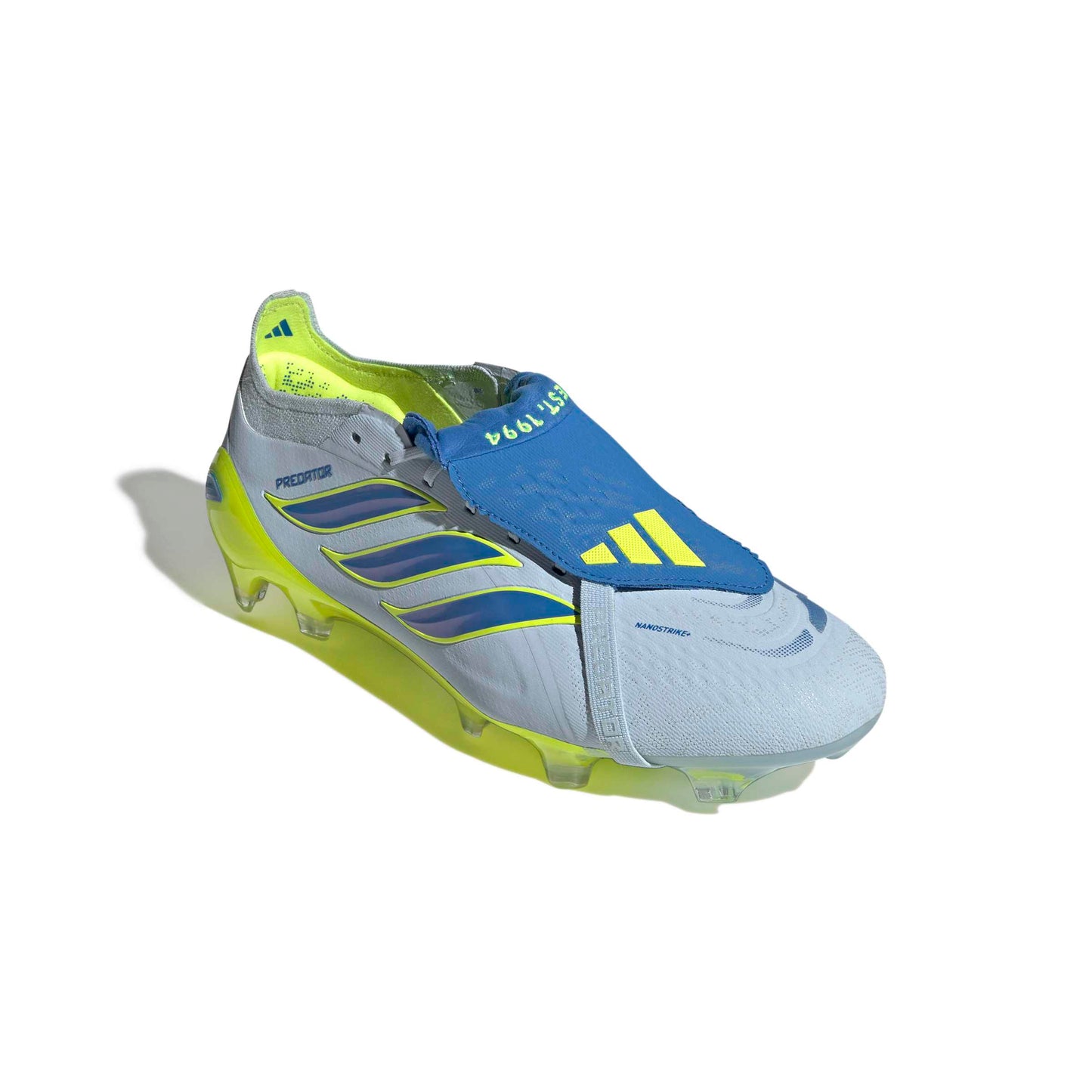 adidas Predator Elite Fold-Over Tongue FG - Crystal Sky / Ray Blue / Team Solar Yellow 2