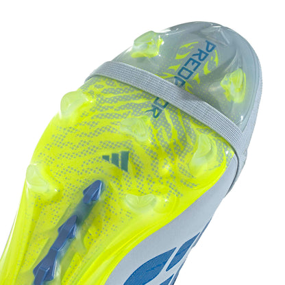 adidas Predator Elite Fold-Over Tongue FG - Crystal Sky / Ray Blue / Team Solar Yellow 2