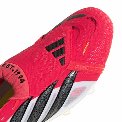 adidas Predator Elite FG Fold-Over Tongue - Lucid Red / Core Black / Cloud White