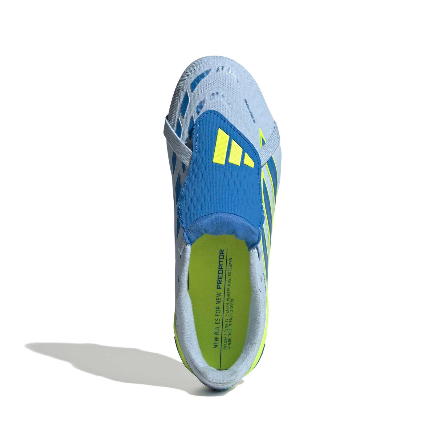 adidas Predator Elite Fold-Over Tongue FG Kids - Crystal Sky / Ray Blue / Team Solar Yellow 2