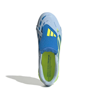 adidas Predator Elite Fold-Over Tongue FG Kids - Crystal Sky / Ray Blue / Team Solar Yellow 2
