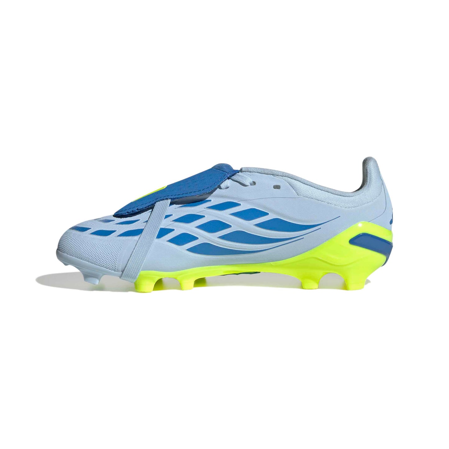 adidas Predator Elite Fold-Over Tongue FG Kids - Crystal Sky / Ray Blue / Team Solar Yellow 2