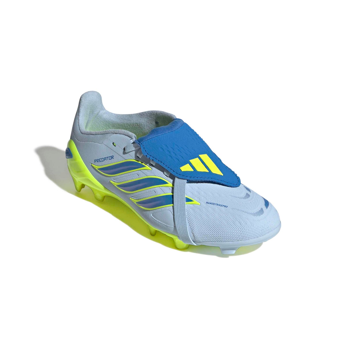adidas Predator Elite Fold-Over Tongue FG Kids - Crystal Sky / Ray Blue / Team Solar Yellow 2