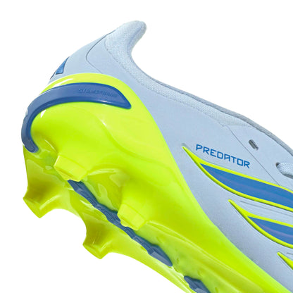 adidas Predator Elite Fold-Over Tongue FG Kids - Crystal Sky / Ray Blue / Team Solar Yellow 2