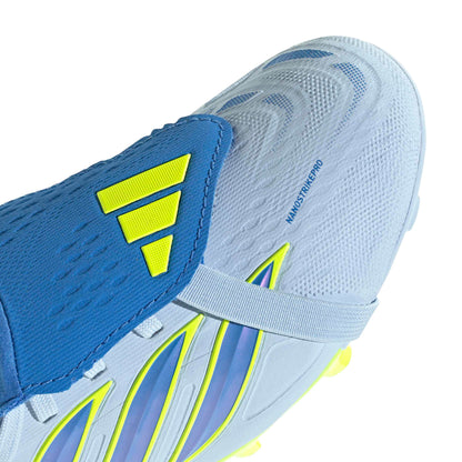 adidas Predator Elite Fold-Over Tongue FG Kids - Crystal Sky / Ray Blue / Team Solar Yellow 2