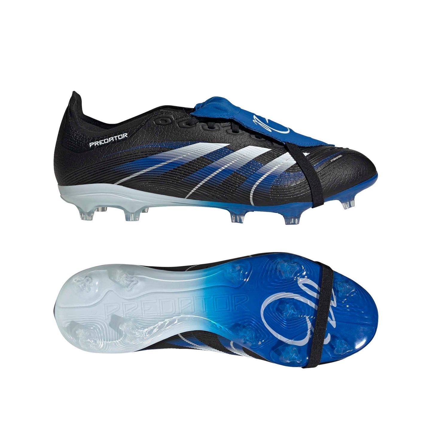 adidas Predator League FT FG - Core Black / Cloud White / Glow Blue
