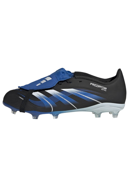 adidas Predator League FT FG J JB - Core Black / Cloud White / Glow Blue