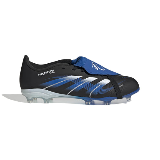 adidas Predator League FT FG J JB - Core Black / Cloud White / Glow Blue