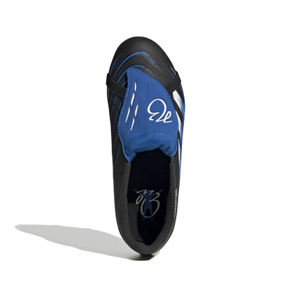adidas Predator League FT FG J JB - Core Black / Cloud White / Glow Blue