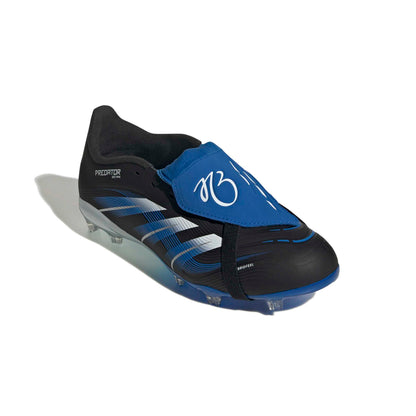 adidas Predator League FT FG J JB - Core Black / Cloud White / Glow Blue