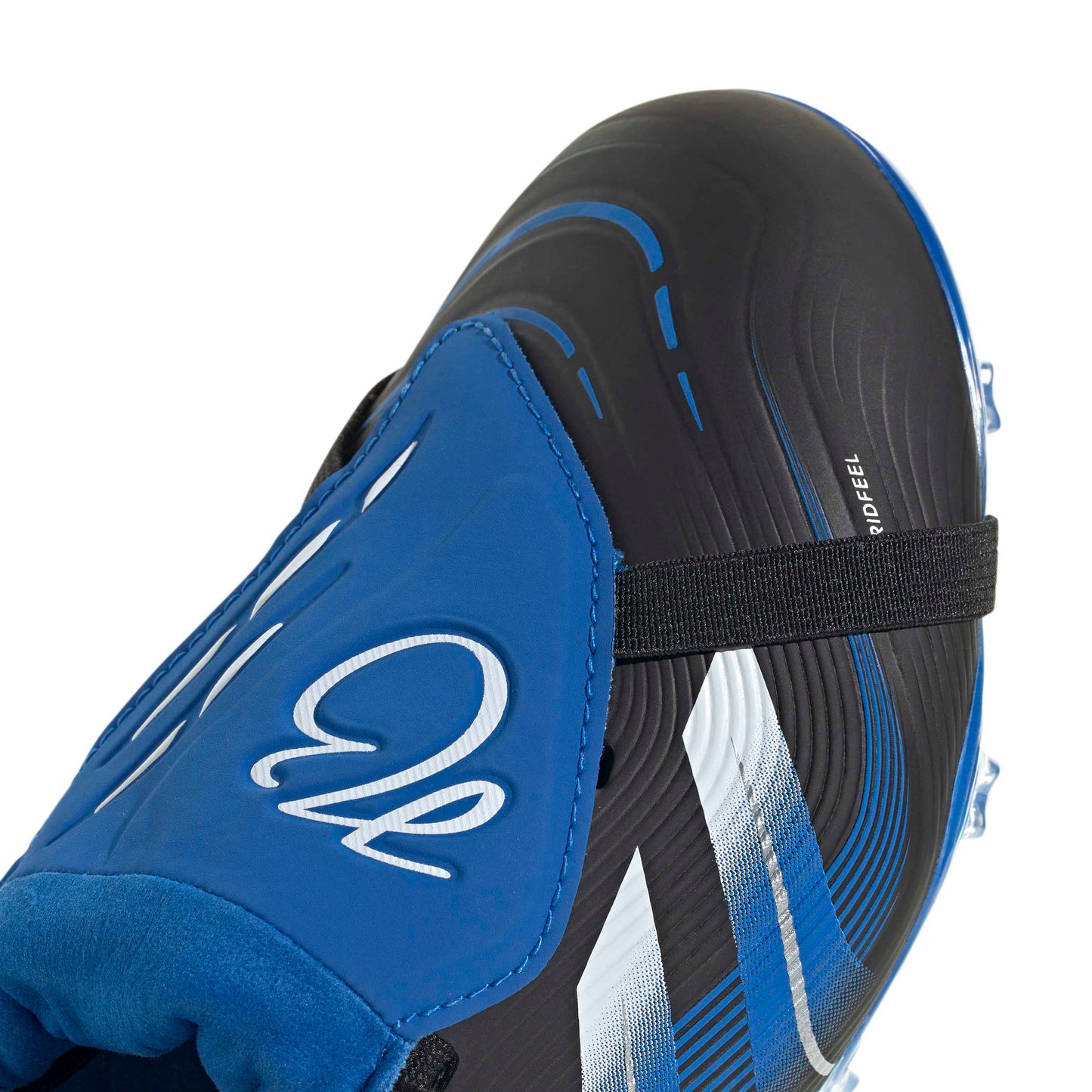 adidas Predator League FT FG J JB - Core Black / Cloud White / Glow Blue