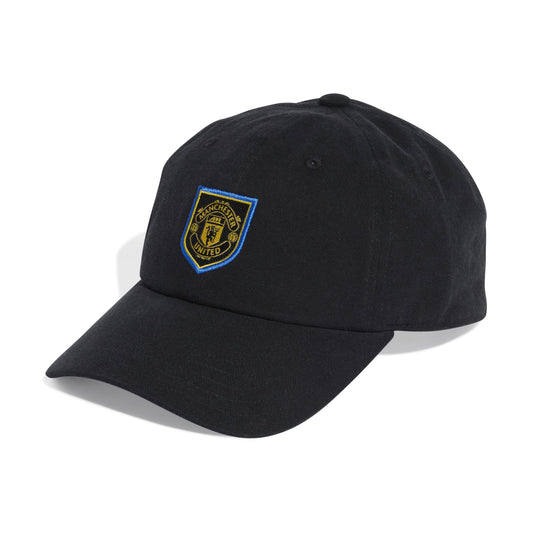 adidas Manchester United Third Cap - Black / Tribe Yellow