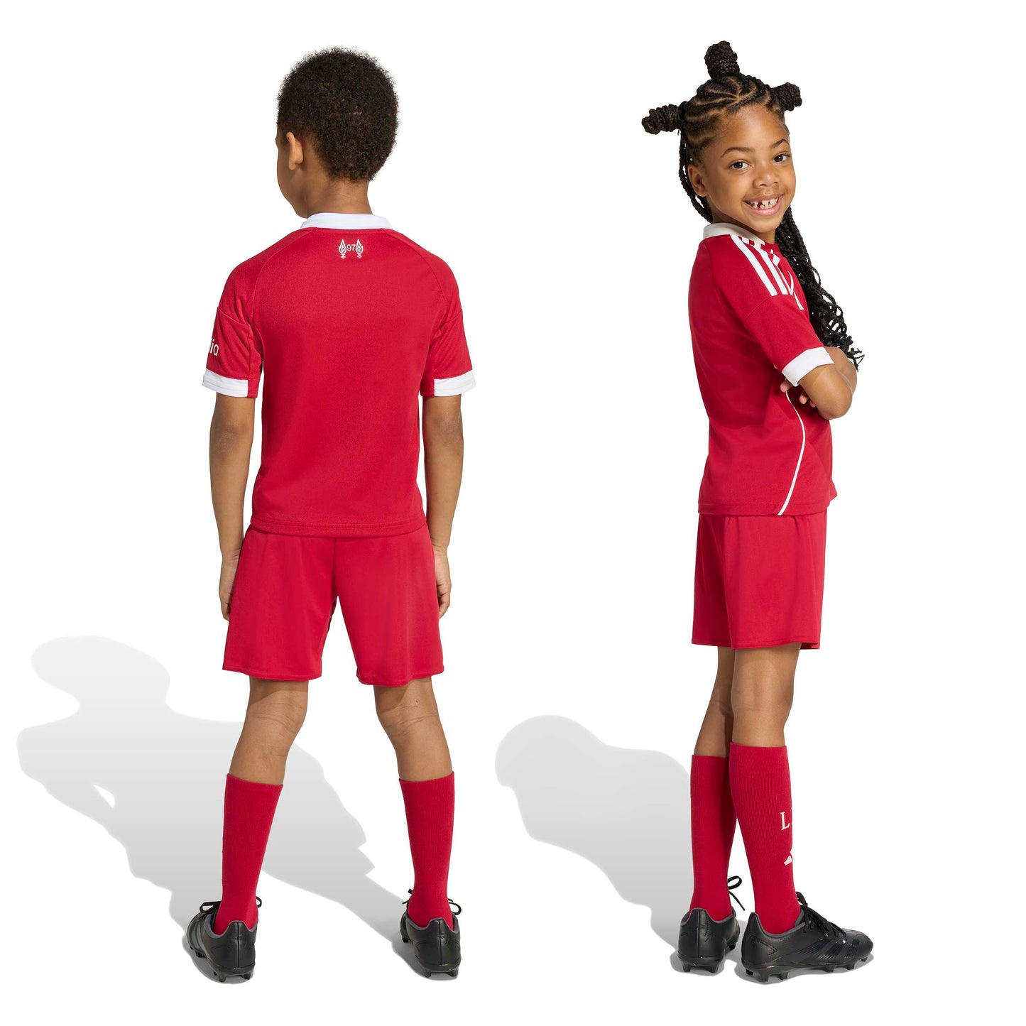 adidas Liverpool FC 25-26 Home Mini Kit - Strawberry Red