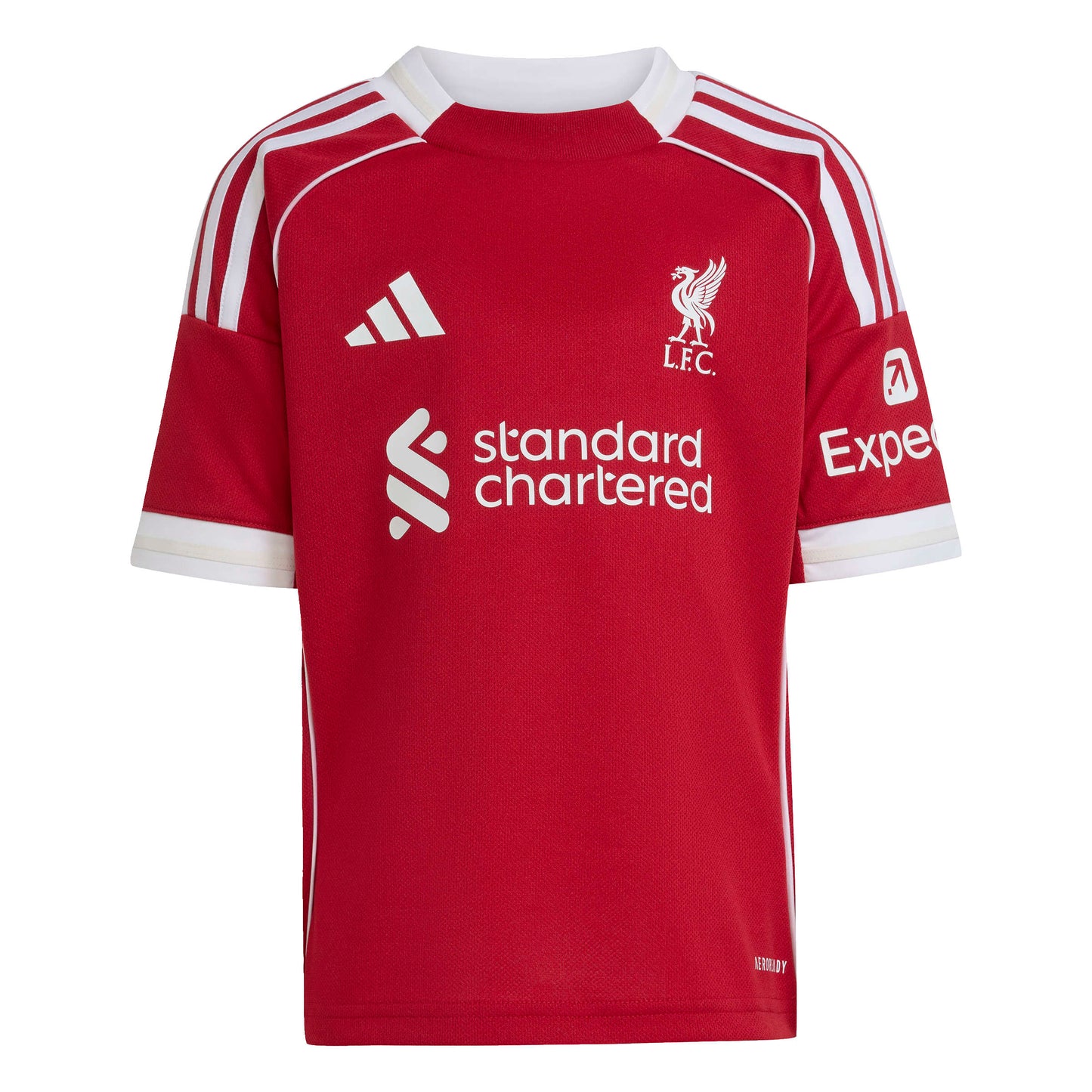 adidas Liverpool FC 25-26 Home Mini Kit - Strawberry Red