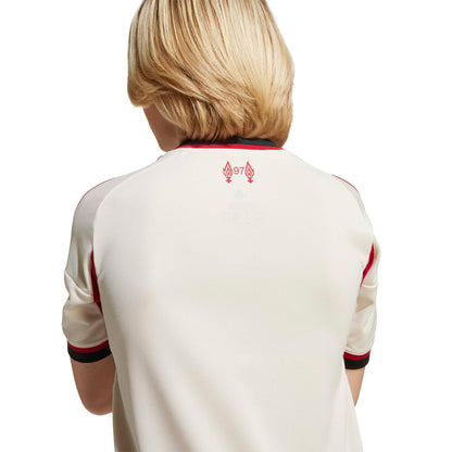 adidas Liverpool FC 25-26 Kids Away Jersey - Wonder White