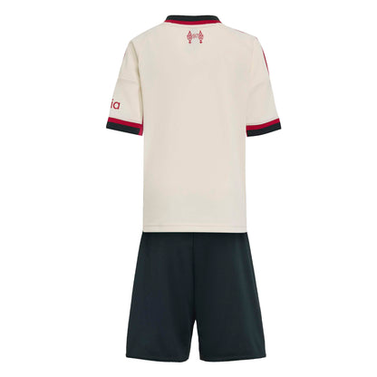 adidas Liverpool FC 25-26 Kids Mini Away Kit - Wonder White