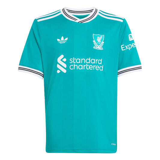 adidas Liverpool FC 25-26 Kids Third jersey - Sea Green