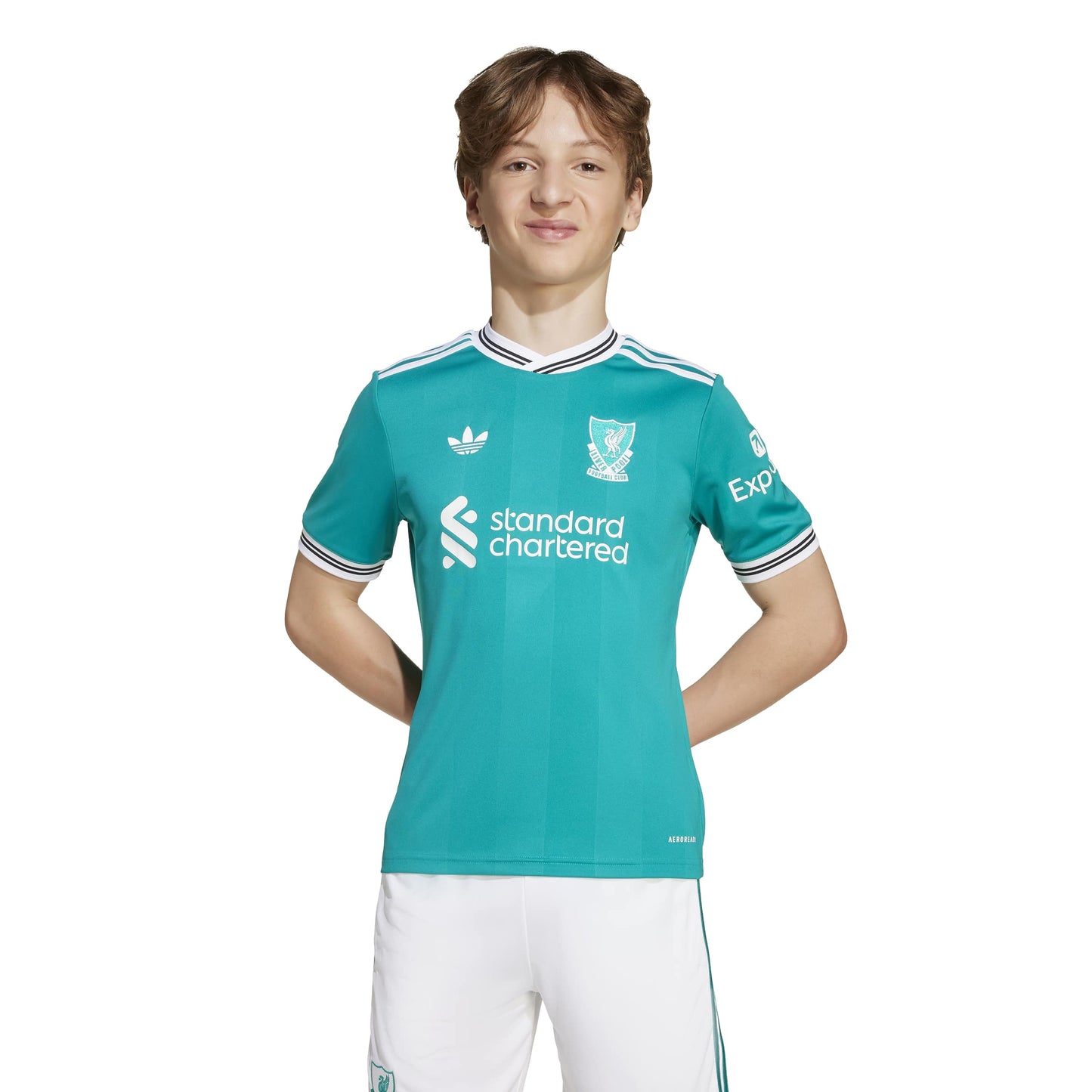 adidas Liverpool FC 25-26 Kids Third jersey - Sea Green