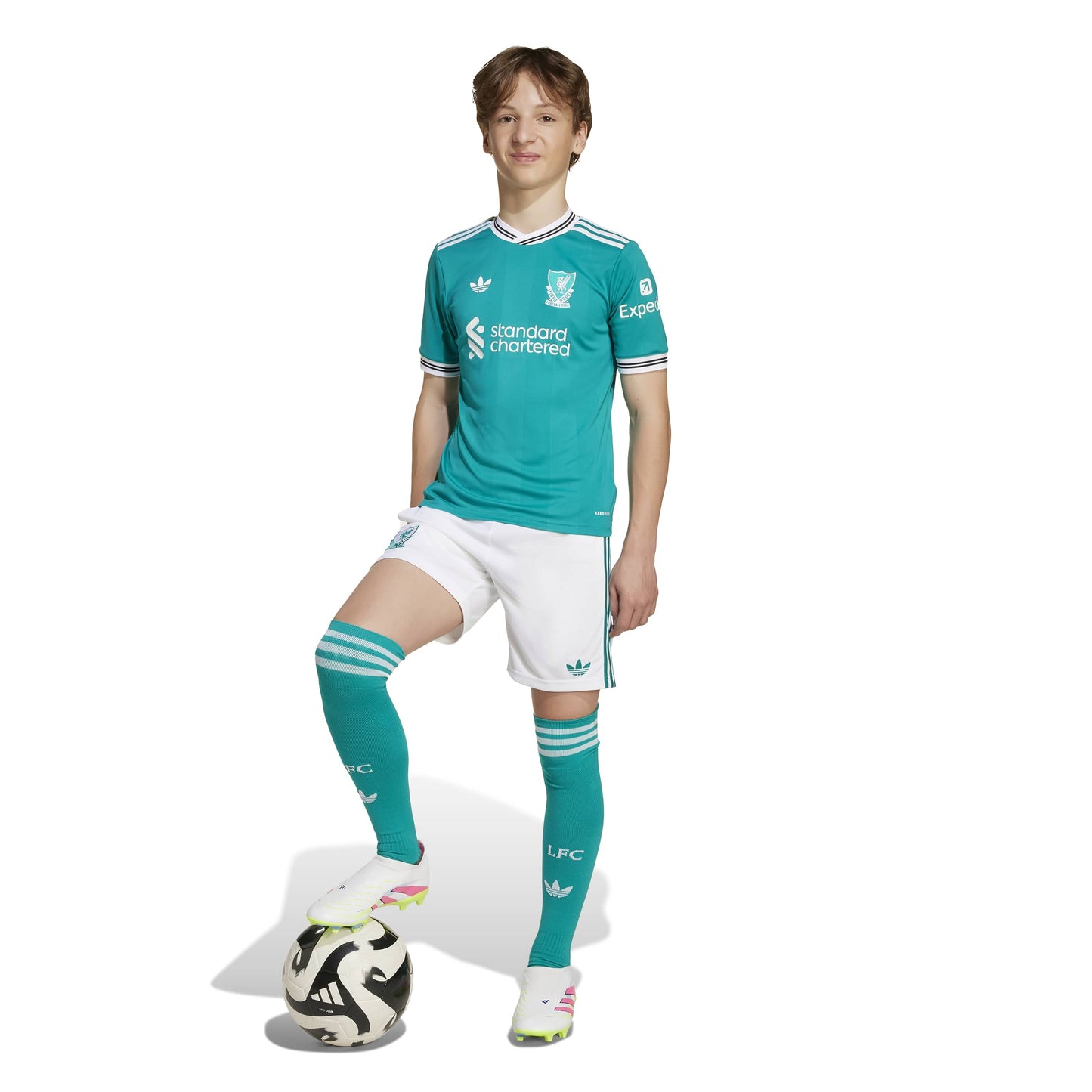 adidas Liverpool FC 25-26 Kids Third jersey - Sea Green