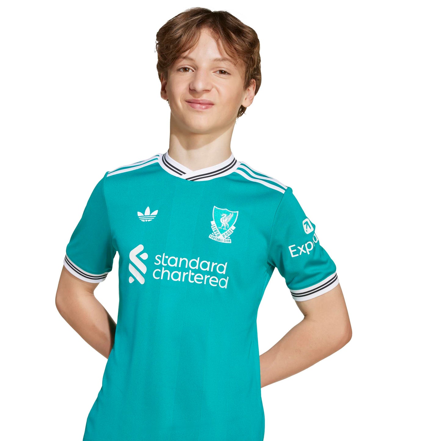 adidas Liverpool FC 25-26 Kids Third jersey - Sea Green