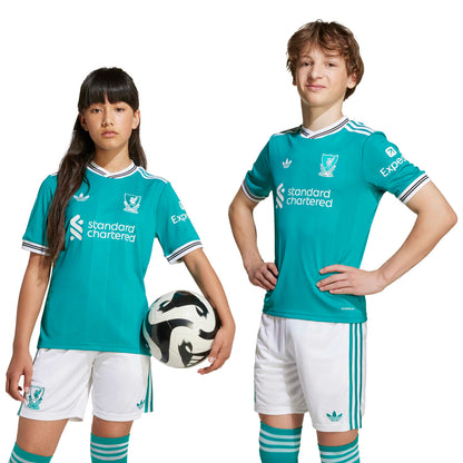 adidas Liverpool FC 25-26 Kids Third jersey - Sea Green