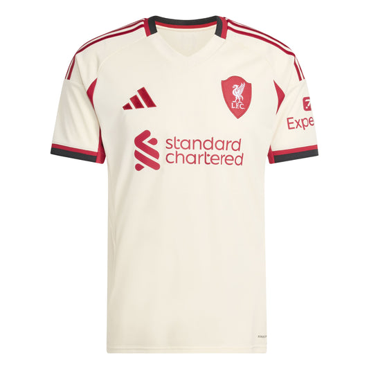 adidas Liverpool FC 25-26 Away Jersey - Wonder White