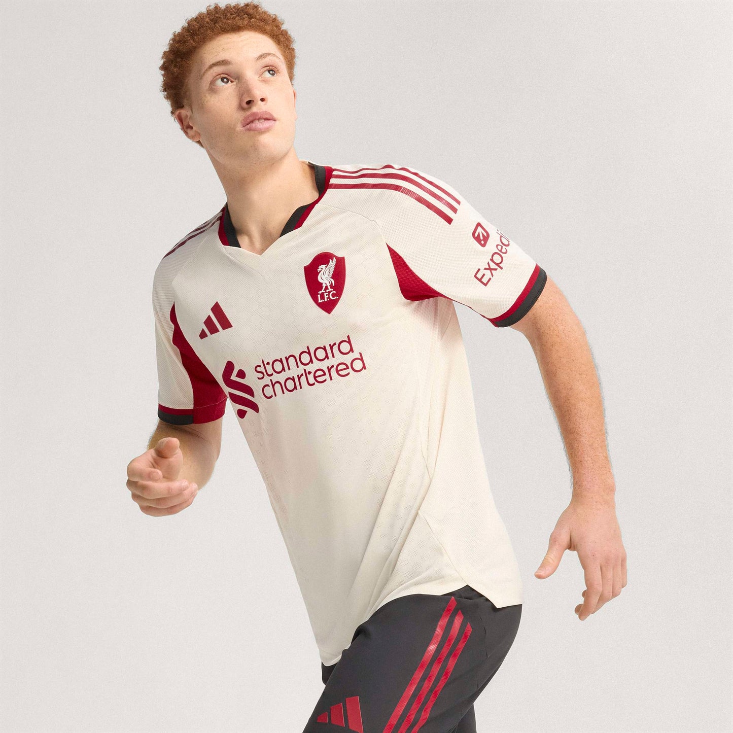 adidas Liverpool FC 25-26 Authentic Away Jersey - Wonder White