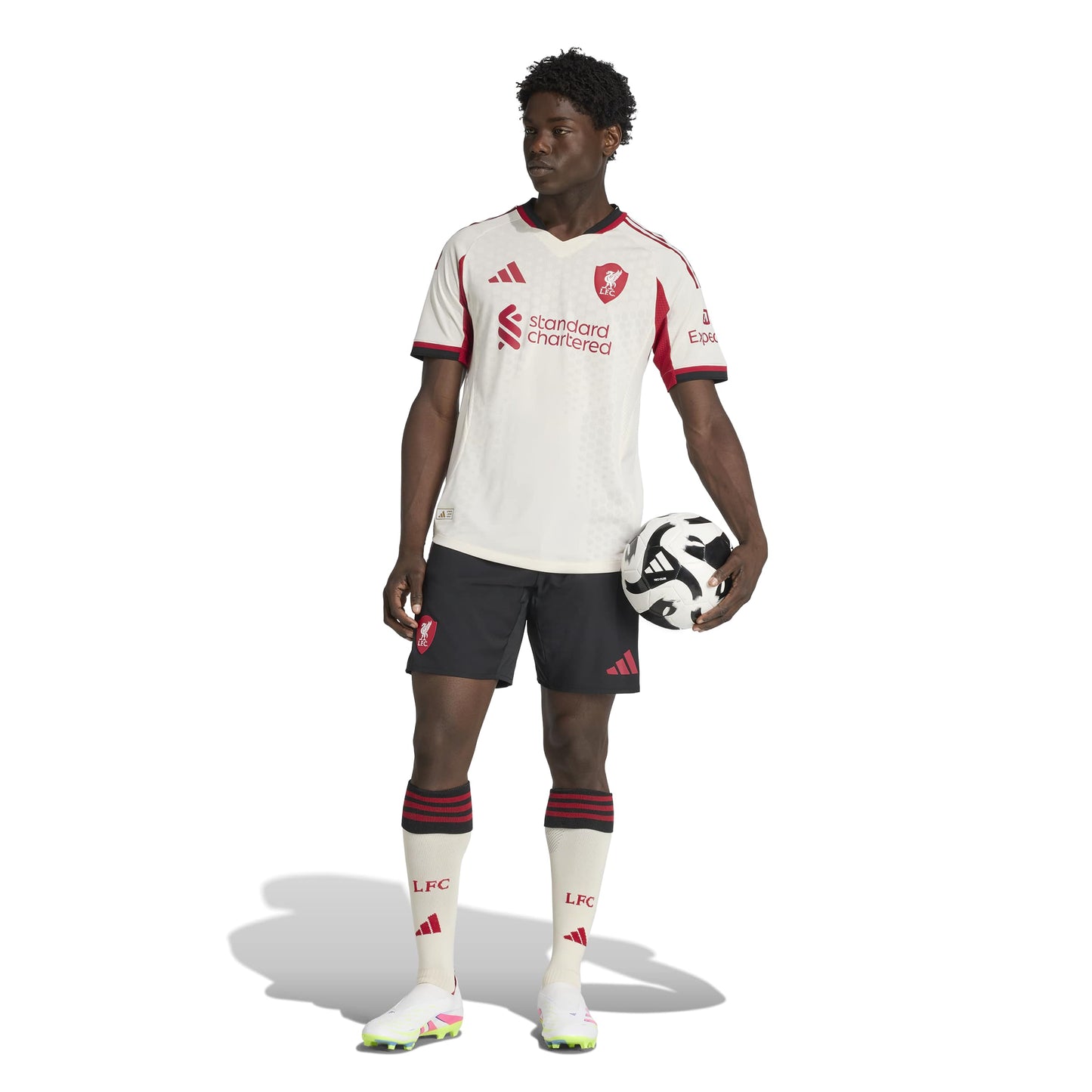 adidas Liverpool FC 25-26 Authentic Away Jersey - Wonder White