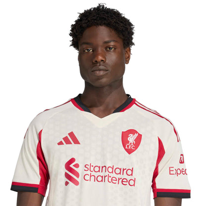 adidas Liverpool FC 25-26 Authentic Away Jersey - Wonder White