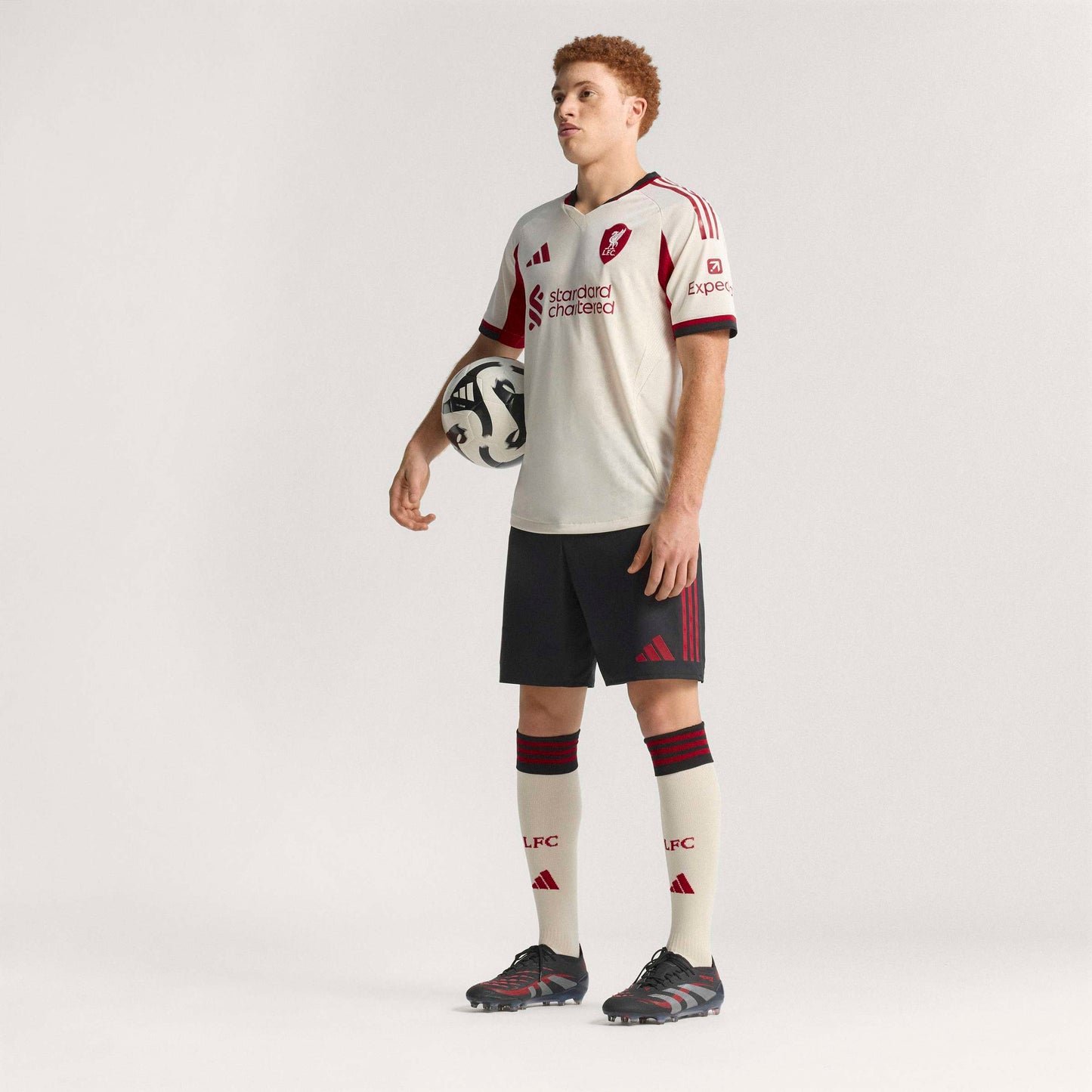 adidas Liverpool FC 25-26 Authentic Away Jersey - Wonder White