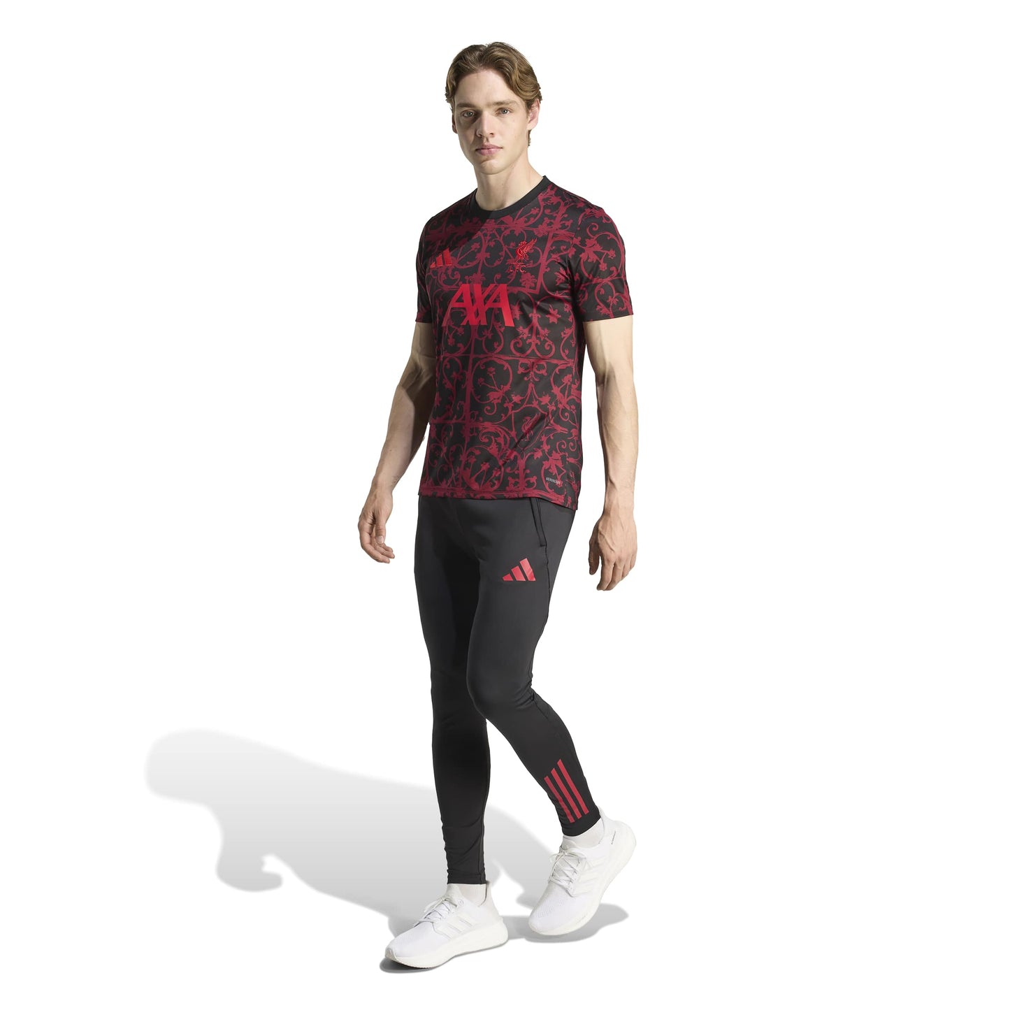 adidas Liverpool FC 25-26 Pre-Match Jersey - Black / Pure Ruby
